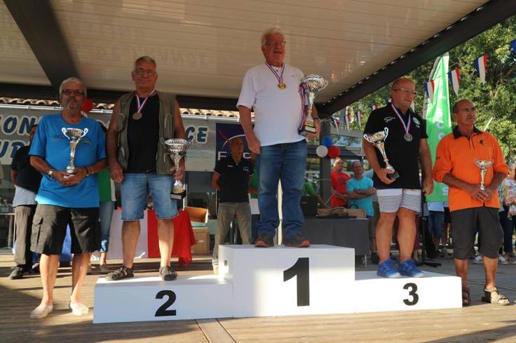poodium veterans lancer de poids de mer 2018